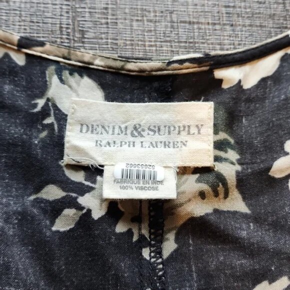 🍁 Ralph Lauren Denim & Supply floral Mini Dress 🍁 - Picture 2 of 6